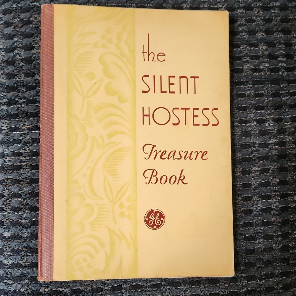 Almost Antique Book!! 1931 The Silent Hostess Treasure Book - Cream and Brown